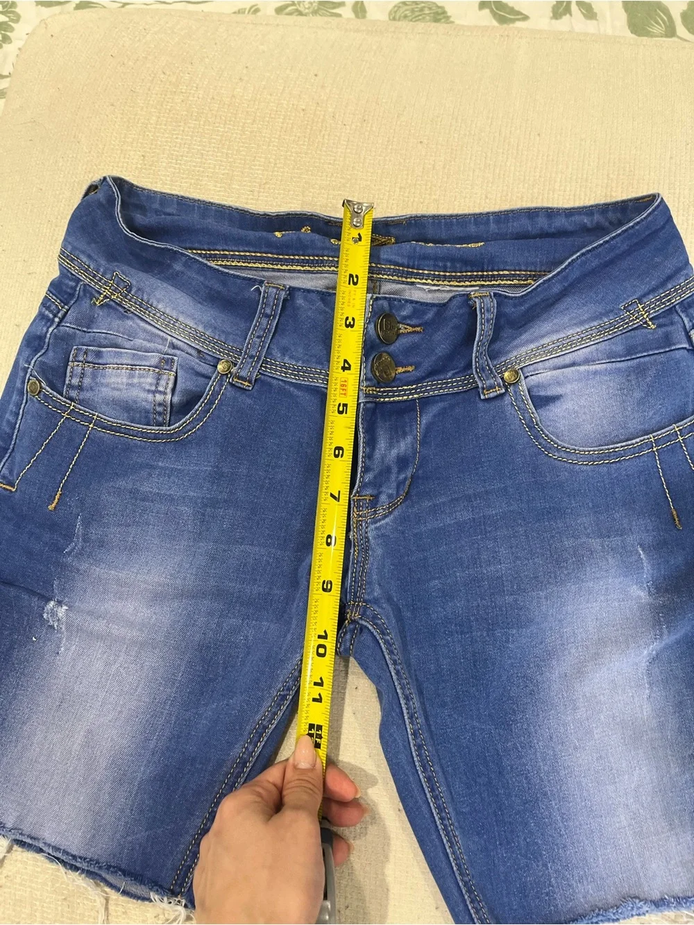 Sexy Couture Stretch Denim Bermuda Shorts